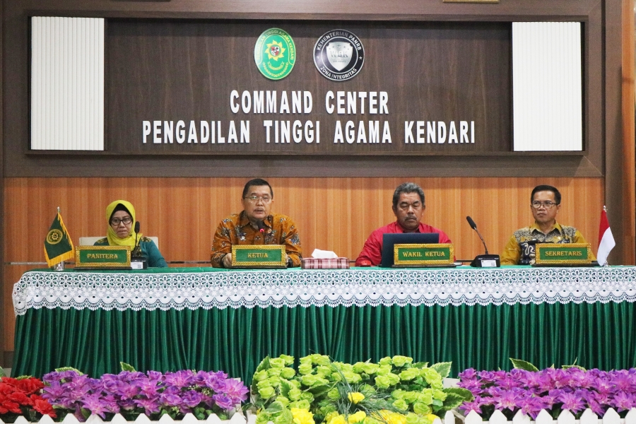 PTA KENDARI GELAR RAPAT PEMBANGUNAN ZONA INTEGRITAS