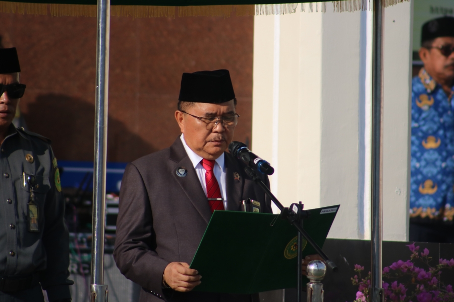 UPACARA PERINGATAN HARI KESAKTIAN PANCASILA DI PTA KENDARI BERLANGSUNG KHIDMAT DAN PENUH SEMANGAT