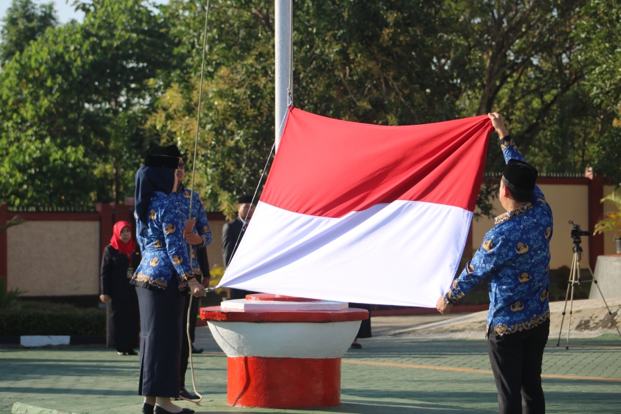 UPACARA PERINGATAN HUT KE-79 KEMERDEKAAN RI DI PTA KENDARI BERLANGSUNG KHIDMAT