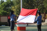 UPACARA PERINGATAN HUT KE-79 KEMERDEKAAN RI DI PTA KENDARI BERLANGSUNG KHIDMAT