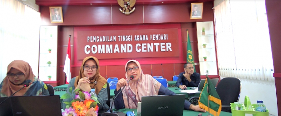 DISKUSI PERMASALAHAN KEPEGAWAIAN DENGAN PENGADILAN AGAMA SE-WILAYAH PENGADILAN TINGGI AGAMA KENDARI