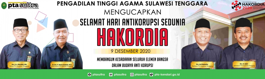 Selamat Hari Anti Korupsi Sedunia Tahun 2020