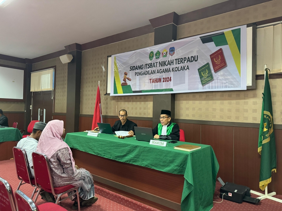 WAKIL KETUA PTA KENDARI HADIRI ITSBAT NIKAH MASSAL TERPADU DI KOLAKA