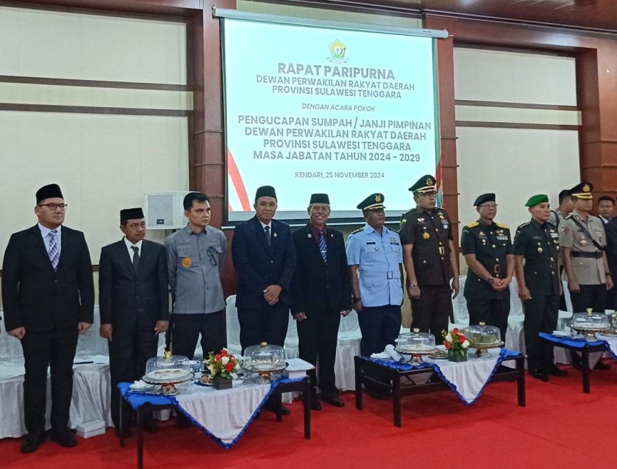 HAKIM TINGGI PTA KENDARI HADIRI RAPAT PARIPURNA DPRD