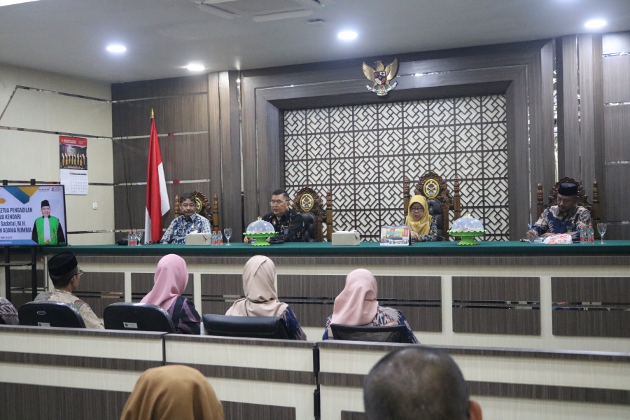 Pembinaan Ketua PTA Kendari: Dorong Soliditas dan Kinerja PA Rumbia